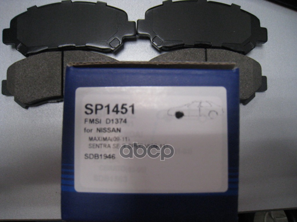 Колодки передние SANGSIN BRAKE SP1451